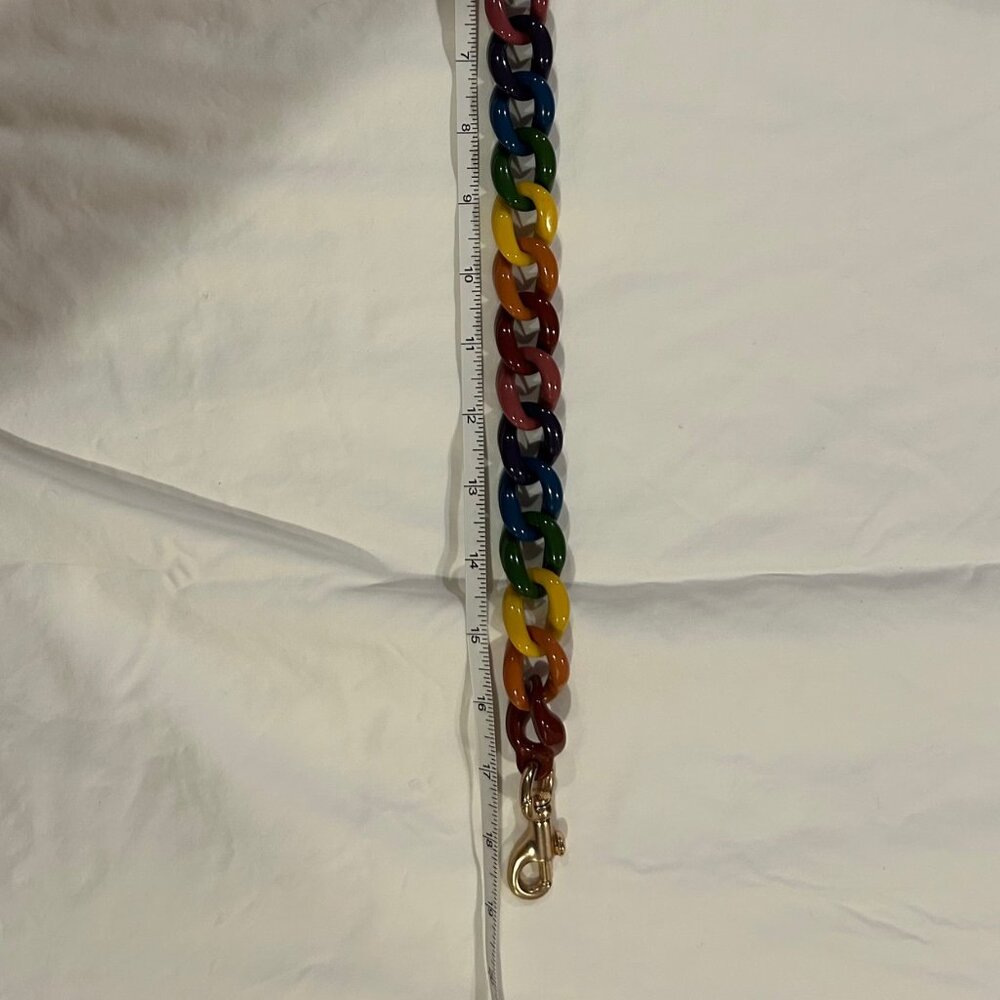 Coach STRAP ONLY - Rainbow Strap from a Charlotte Shoulder Bag--NWOT - Picture 3 of 4